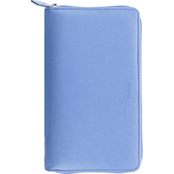 Filofax Saffiano ZIP Compact A6 týdenní 2022 modrý