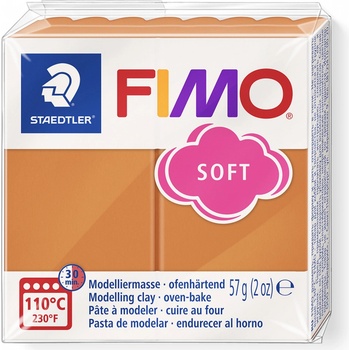 FIMO SOFT polymerová hmota 57 g koňaková 76
