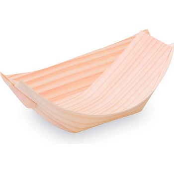 Fingerfood dřevěná lodička 11x7cm 100023299