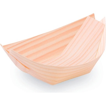 Fingerfood dřevěná lodička 8x5,5cm 100023297