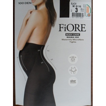 Fiore Mama 100 den punčochové kalhoty grafit tmavě šedé