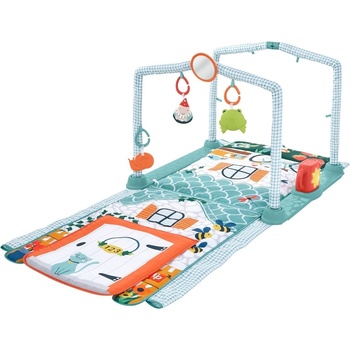 Fisher Price Hrací dečka s domečkem se zvuky HJK45