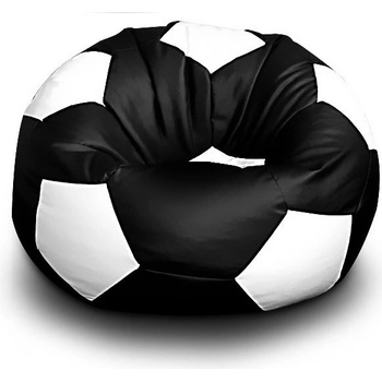 Fitmania Fotbalový míč XL vzor 04 černo-bílá