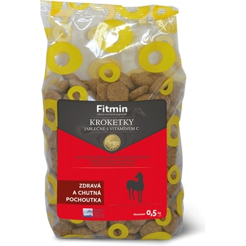 Fitmin Kroketky jablečné s vitamínem C 0,5 kg