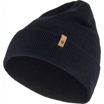 Fjällräven čepice Classic Knit Dark Navy