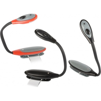 Flexibilní LED lampa na čtení knih s klipem
