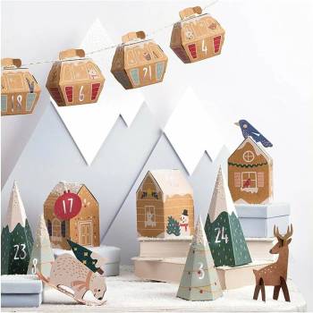 Folia Max Bringmann Zasněžená vesnička