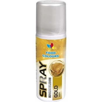 Food Colours Barva ve spreji New Gold Zlatá 50 ml