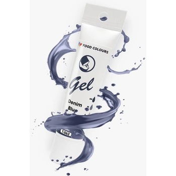 Food Colours gelová barva tuba Denim Blue 30 g