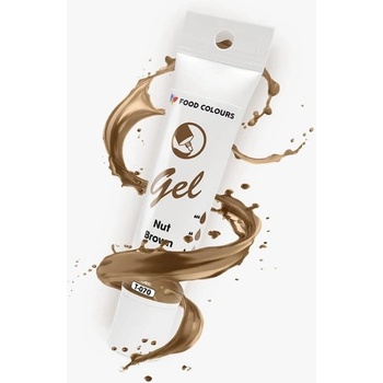 Food Colours gelová barva tuba Nut Brown 30 g