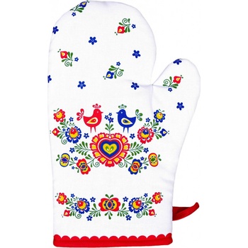 FORBYT Chňapka Folklor červená, 17 x 28 cm