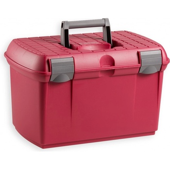 FOUGANZA Box 500 na jezdecké čisticí pomůcky fialovo šedý