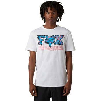 Fox Barb Wire Ii Ss Prem Tee Optic White