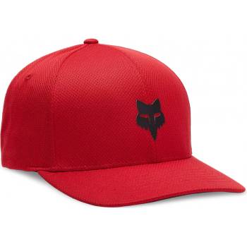 Fox Fox Head Tech Flexfit Hat Flame Red