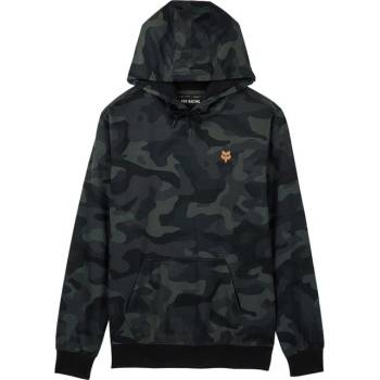 FOX mikina Fox Head Camo fleece Po black Camo