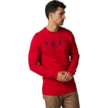 Fox Pinnacle Ls Prem flame červené