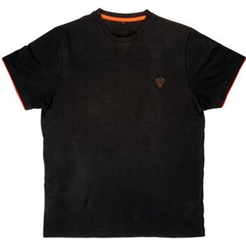 Fox Tričko Brushed Cotton T-Shirt Black/Orange