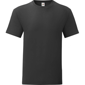 Fruit of the Loom tričko Iconic 150 T černá