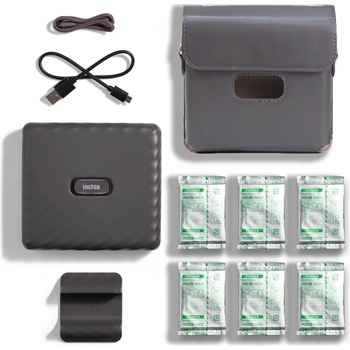 Fujifilm Instax Link Wide šedá SET