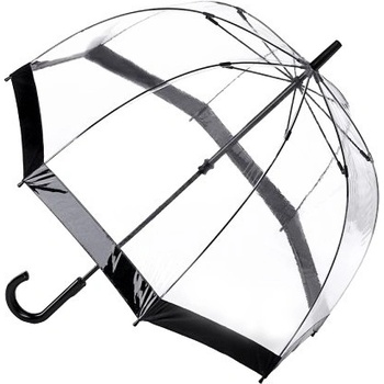 Fulton průhledný holový deštník Birdcage 1 Black L041-1 mFU0005