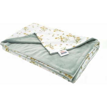 Fun Zátěžová přikrývka Heřmánek 7 kg Přírodní granulát 150x200