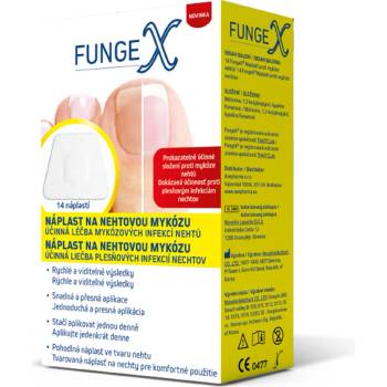 FungeX náplast na nehtovou mykózu 14 ks