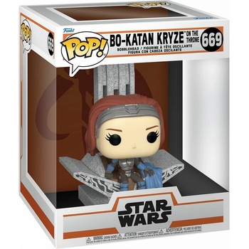 Funko Pop! Deluxe: Star Wars: The Mandalorian - Bo-Katan Kryze on the Throne 669