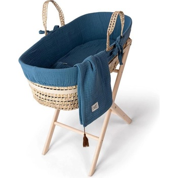 Funnababy Kompletní Mojžíšův koš s výbavou Province Petrol