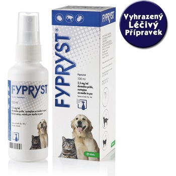 Fypryst antiparazitní kožní sprej 100 ml