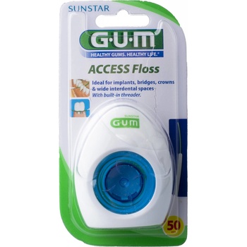 G.U.M Access Floss dentální nit na rovnátka a implantáty 50 Ks