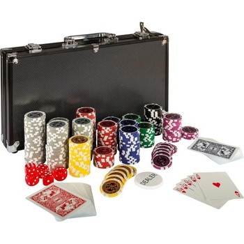 GamesPlanet Poker set 300 ks žetonů BLACK EDITION 1 - 1000