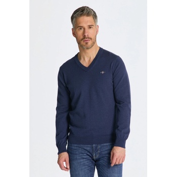 Gant Ctn/Wo V-neck Marine Melange