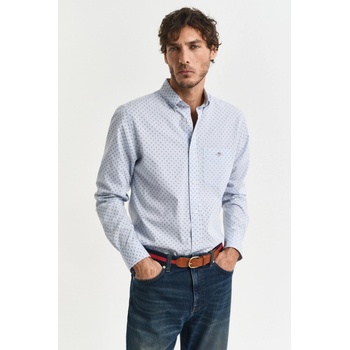 Gant košile reg micro print light blue