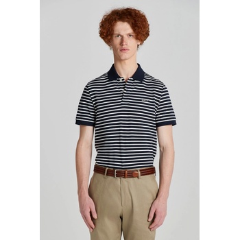 Gant polokošile STRIPED SS Pique Polo modrá