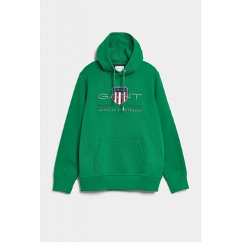 GANT REG ARCHIVE SHIELD hoodie zelená