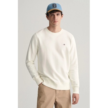 GANT REG SHIELD C-NECK SWEAT bílá