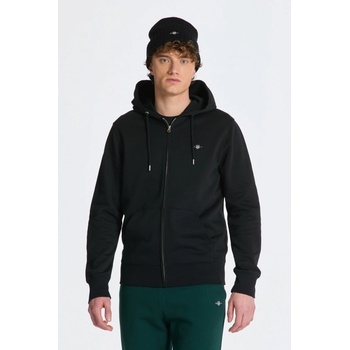 GANT REG SHIELD FULL ZIP hoodie černá