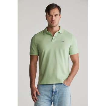Gant REG Shield SS Pique POLO APPLE GREEN