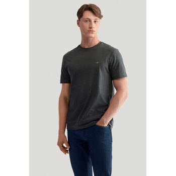 Gant REG Shield SS T-SHIRT ANTRACIT MELANGE