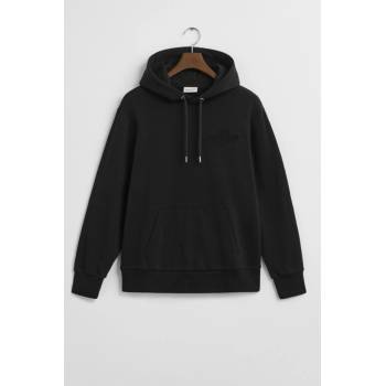 Gant REG TONAL SHIELD hoodie black