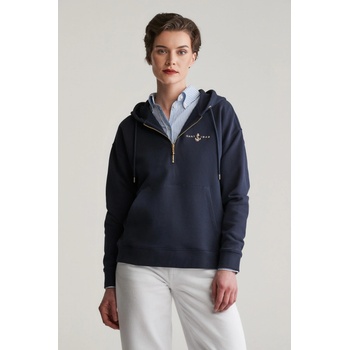 Gant REG TONAL SHIELD HOODIE EVENING BLUE