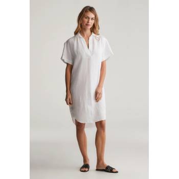 GANT REL LINEN CAFTAN WHITE
