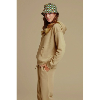 Gant REL SHIELD HOODIE hnědá