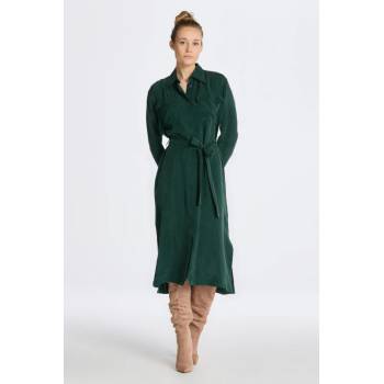 Gant Relaxed Utility Shirt Dress zelená