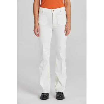 GANT SLIM FLARE WHITE JEANS bílé