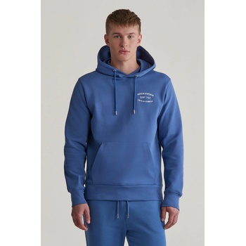 Gant SMALL GRAPHIC SWEAT hoodie modrá