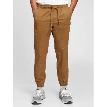 Gap 496157-07 kalhoty slim canvas joggers Flex Hnědá