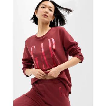 GAP mikina s metalickým logem Červená