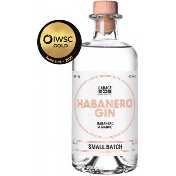 Garage 22 Gin Habanero a mango 42% 0,5 l (holá láhev)