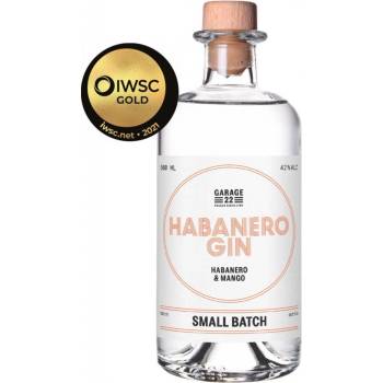 Garage 22 Habanero Gin Smoked Edition 42% 0,5 l (holá láhev)